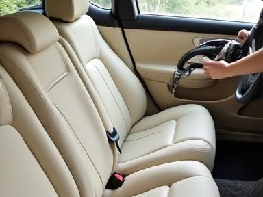 Split view of interior detailing